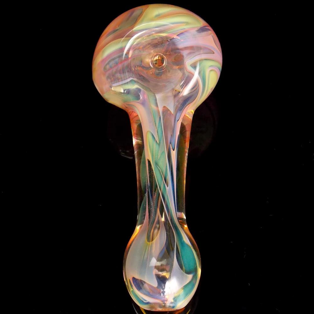 Pink Glass Spoon Pipe