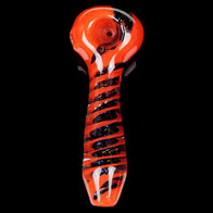 Red Dichro Helix Spiral Spoon