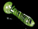 Green Dichro Helix Spiral Spoon
