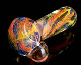 fumed rainbow glass pipe
