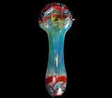 Wrap Raked Fumed Color Changing Hand Pipe by VisceralAntagonisM