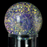 dichroic rainbow galaxy glass marble art