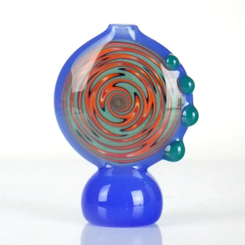 Fire and Ice reversal glass pipe