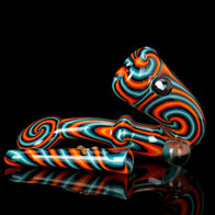 fire and ice heady glass pipes wig wag set