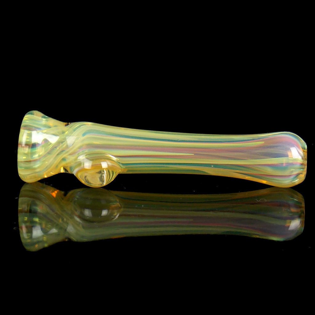 Fumed Glass Pinchie Pipe
