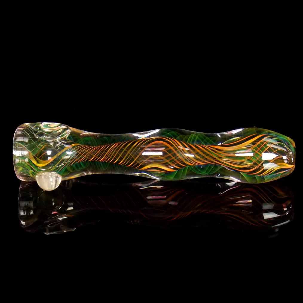 Lucy UV Reactive Color Changing Glass Pipe