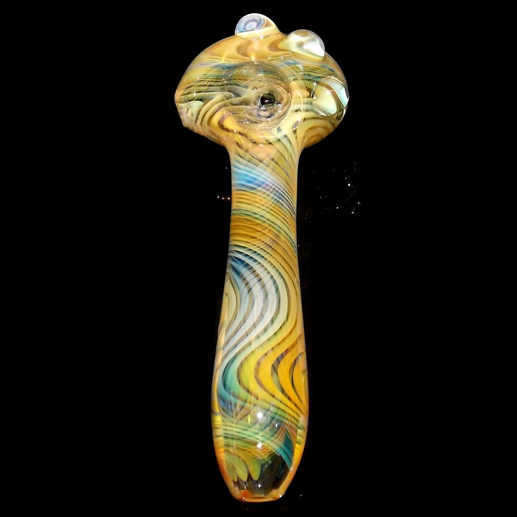 wig wag color changing glass pipe