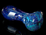 Galaxy Frit Glass Spoon Pipe by VisceralAntagonisM