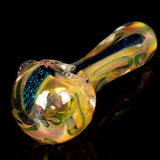 color changing blue dichro glass pipe
