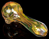 color changing blue dichro glass pipe