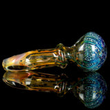 gold fume galaxy glass pipe