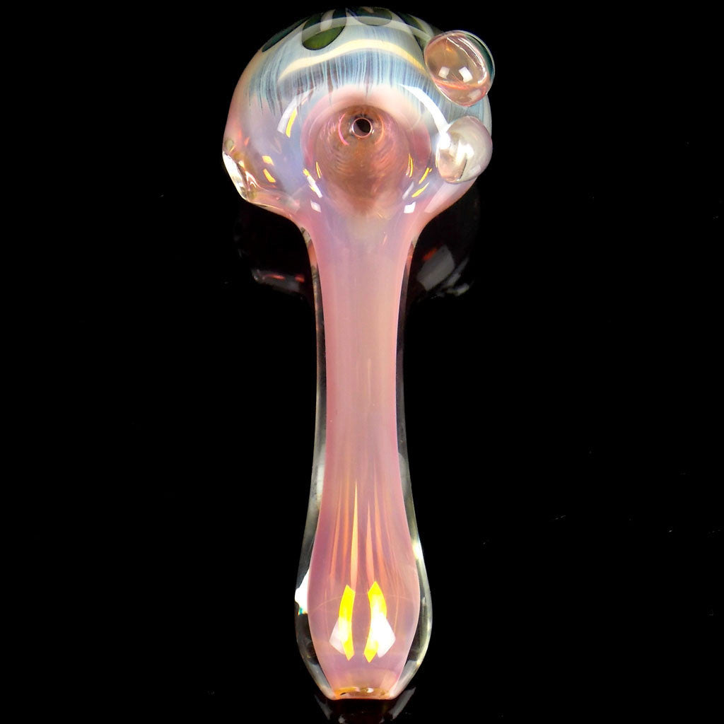 Gold Fume Glass Spoon Pipe
