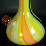 green glass art bong pipe