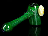 Green Glass Bubbler Pipe