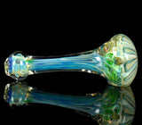 left handed glass smoking pipe