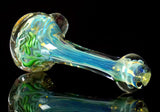 left handed glass smoking pipe