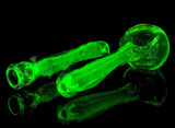 UV Illuminati Glow Green Glass Pipes