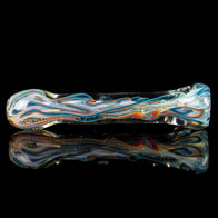 Large Color Changing Glass Chillum