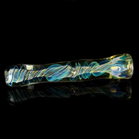 Large color changing fumed glass chillum