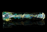 Large color changing fumed glass chillum