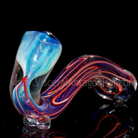 Mini fumed glass Sherlock pocket pipes chillums wholesale glass bowls from VisceralAntagonisM