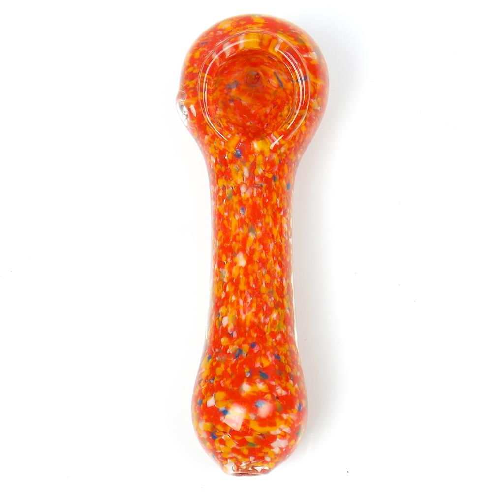 fire frit glass spoon pipe