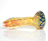 Color changing glass smoking pipe