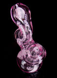 pink glass bubbler pipe