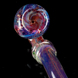 Purple Frit Glass Sherlock Pipe