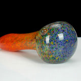 rainbow frit fade glass pipe