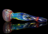 Fumed Color Changing Split Twisted Helix Smoking Pipe 