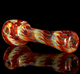 red coil pot glass smoking pipe