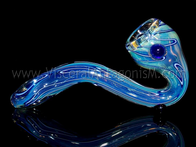 electric blue glass pipe