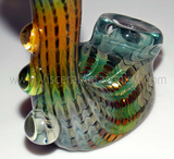 Heady reptile glass sherlock pipe