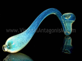 The Goliath - huge color changing glass gandalf sherlock curved smoking pipe by VisceralAntagonisM
