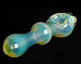 color changing silver fumed borosilicate glass pipe