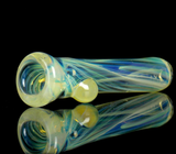 Silver fumed color changing chillum