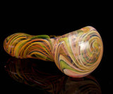 Color Changing Wig Wag Glass Smoking Pipe
