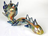 Fumed Sherlock Pipe with Spikes
