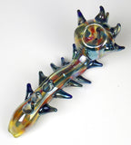 Fumed Sherlock Pipe with Spikes