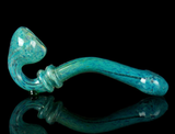 bright aqua blue sherlock pipe