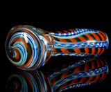 tiger stripe glass spoon pipe