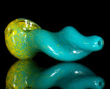 twisted glass spoon pipe