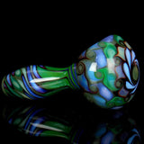 Heady pinwheel glass spoon pipe