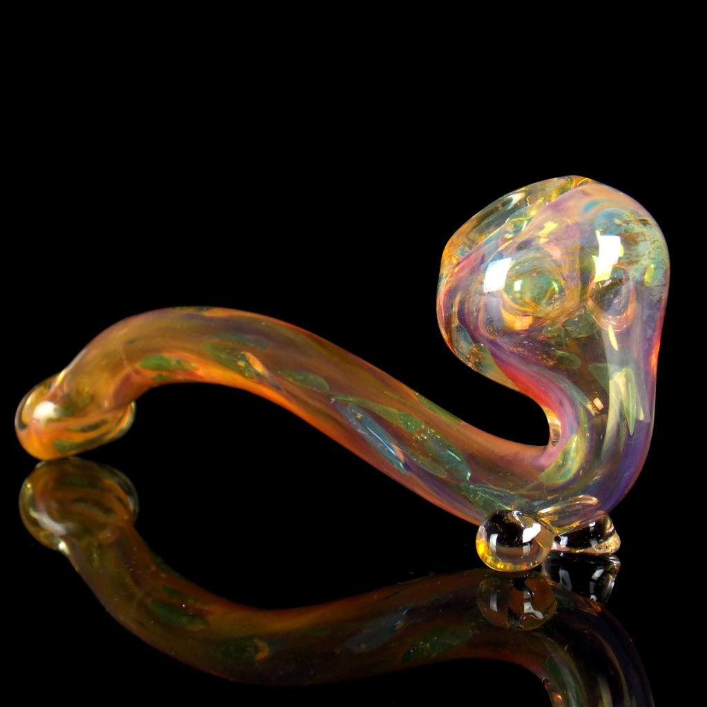 Color changing glass gandalf smoking pipe