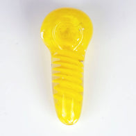 yellow mini helix spoon